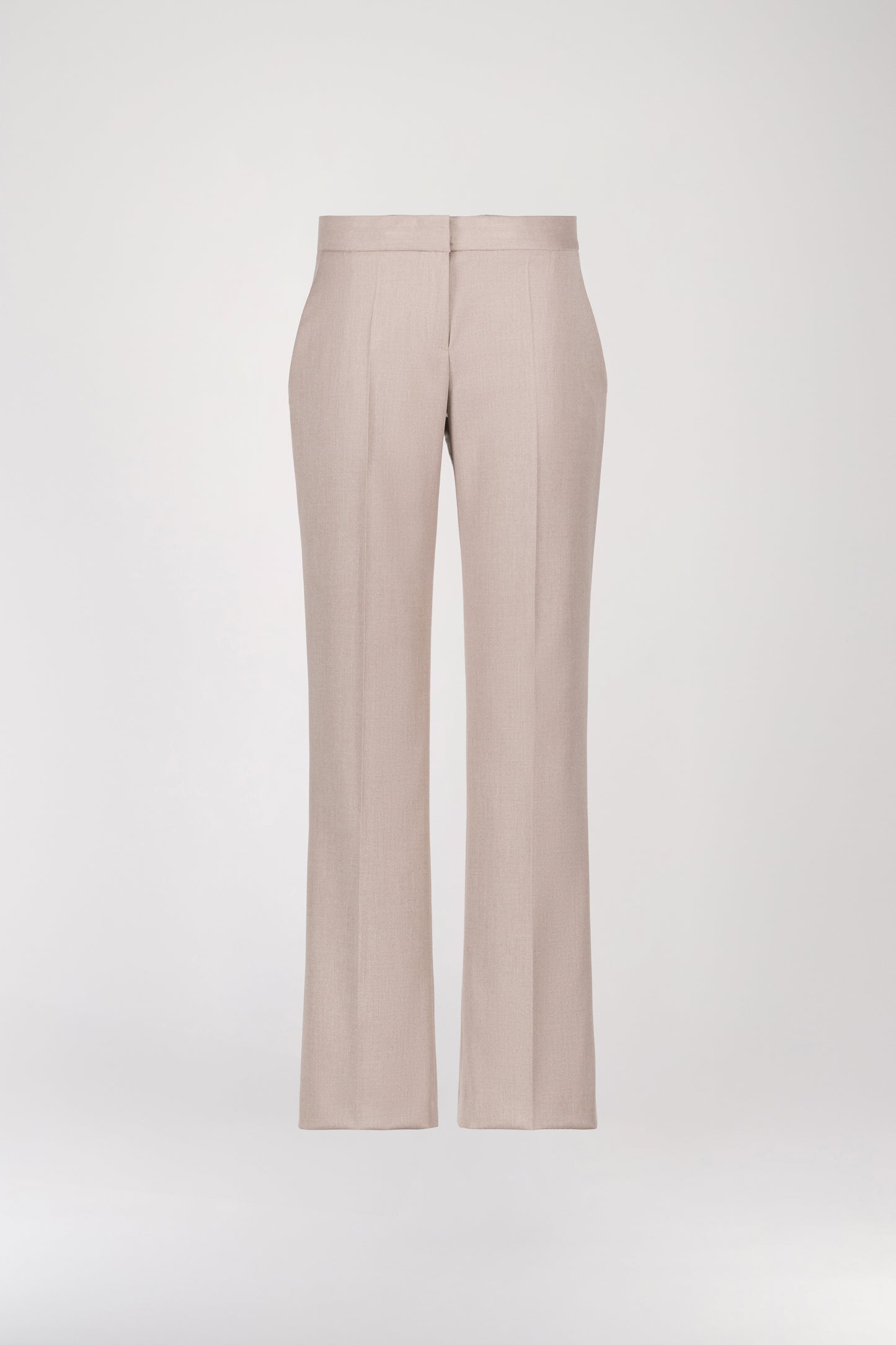 Pantalon Droit Taupe Moyen