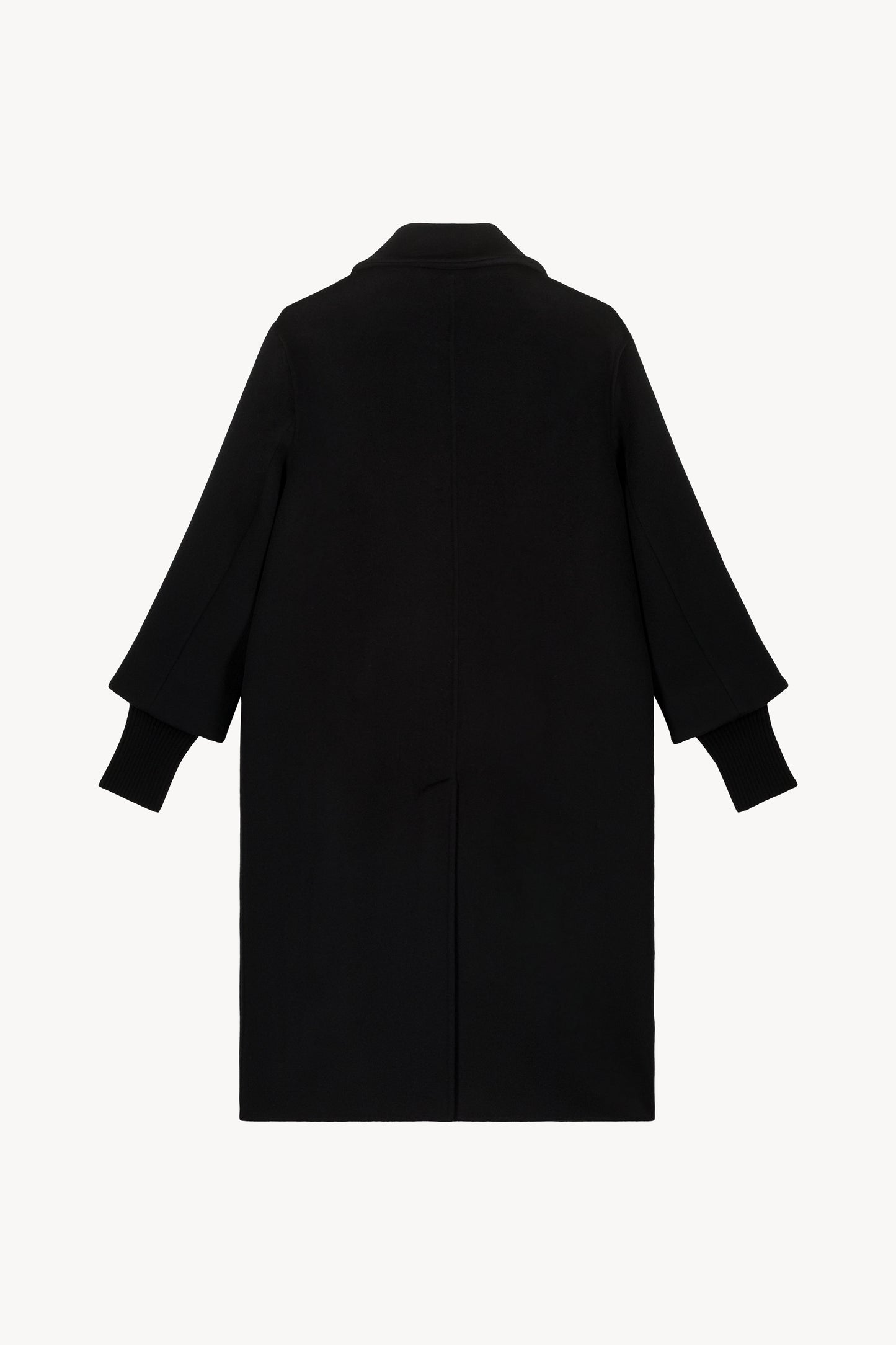 Manteau à franges noir