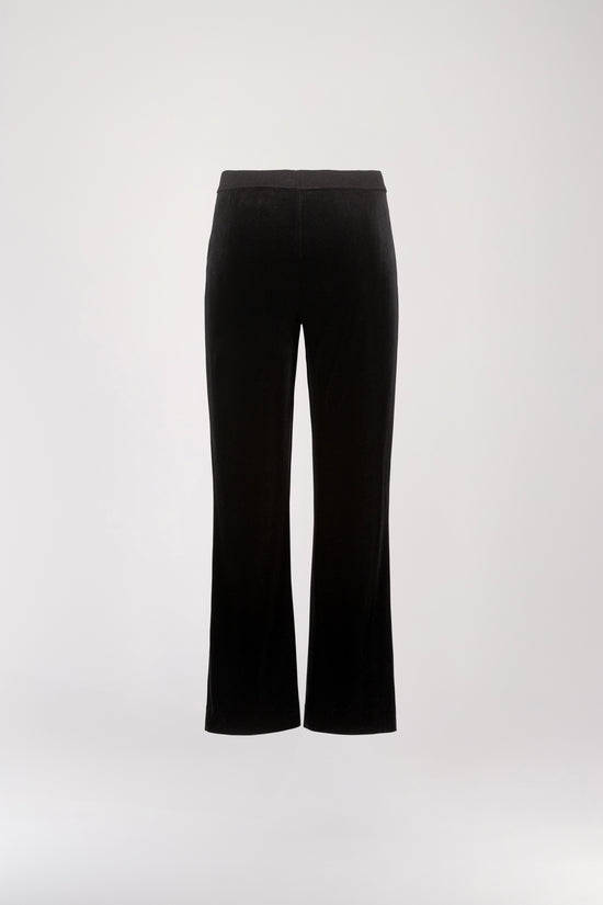 Pantalon court en velours noir