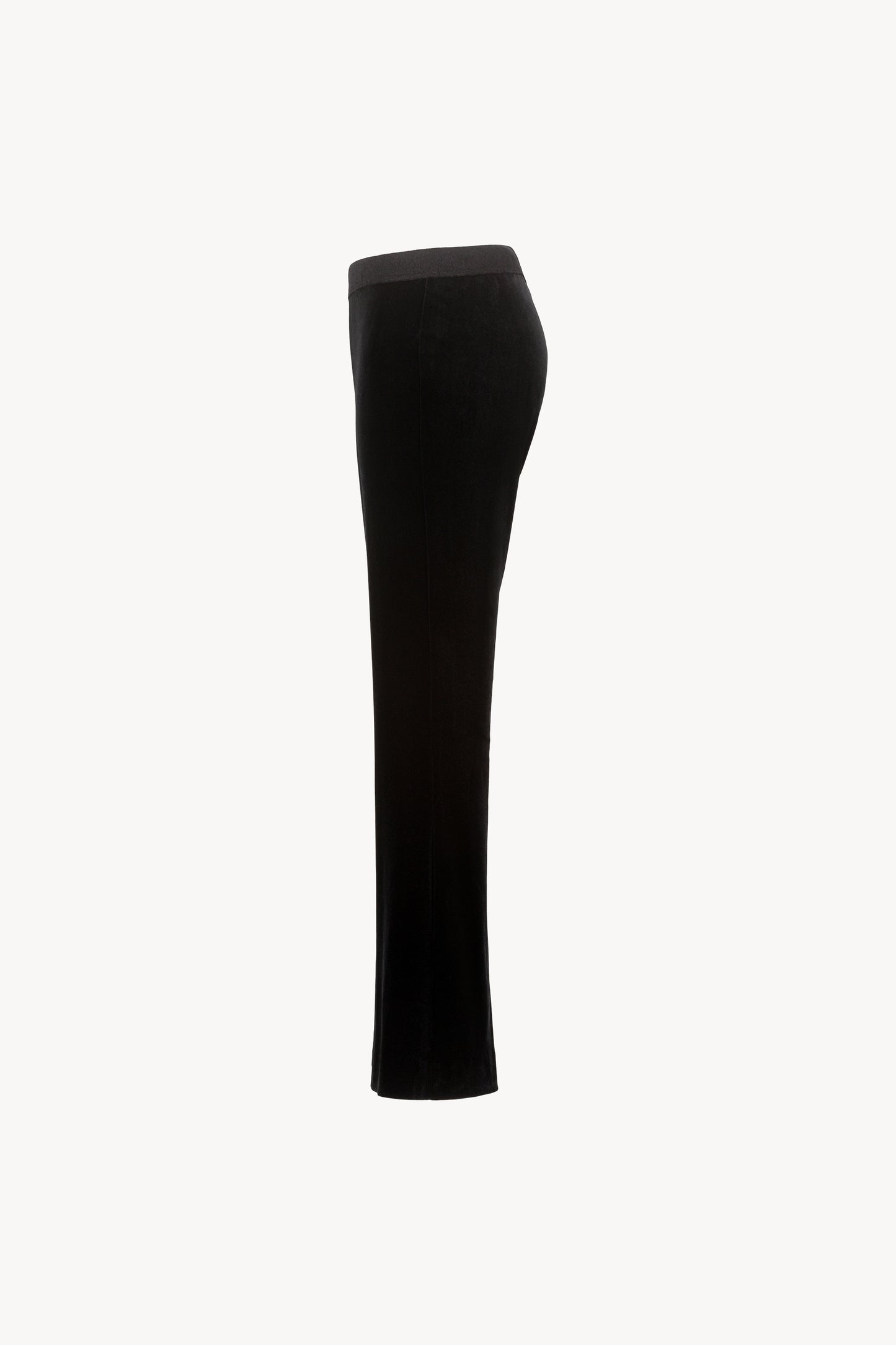 Pantalon court en velours noir
