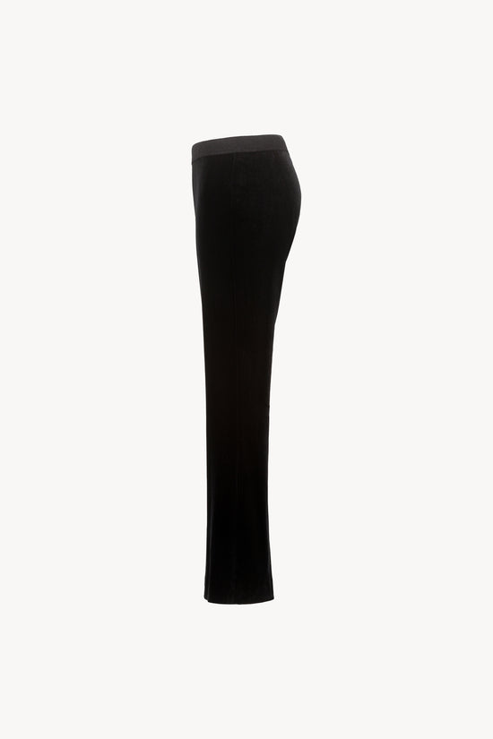 Pantalon court en velours noir