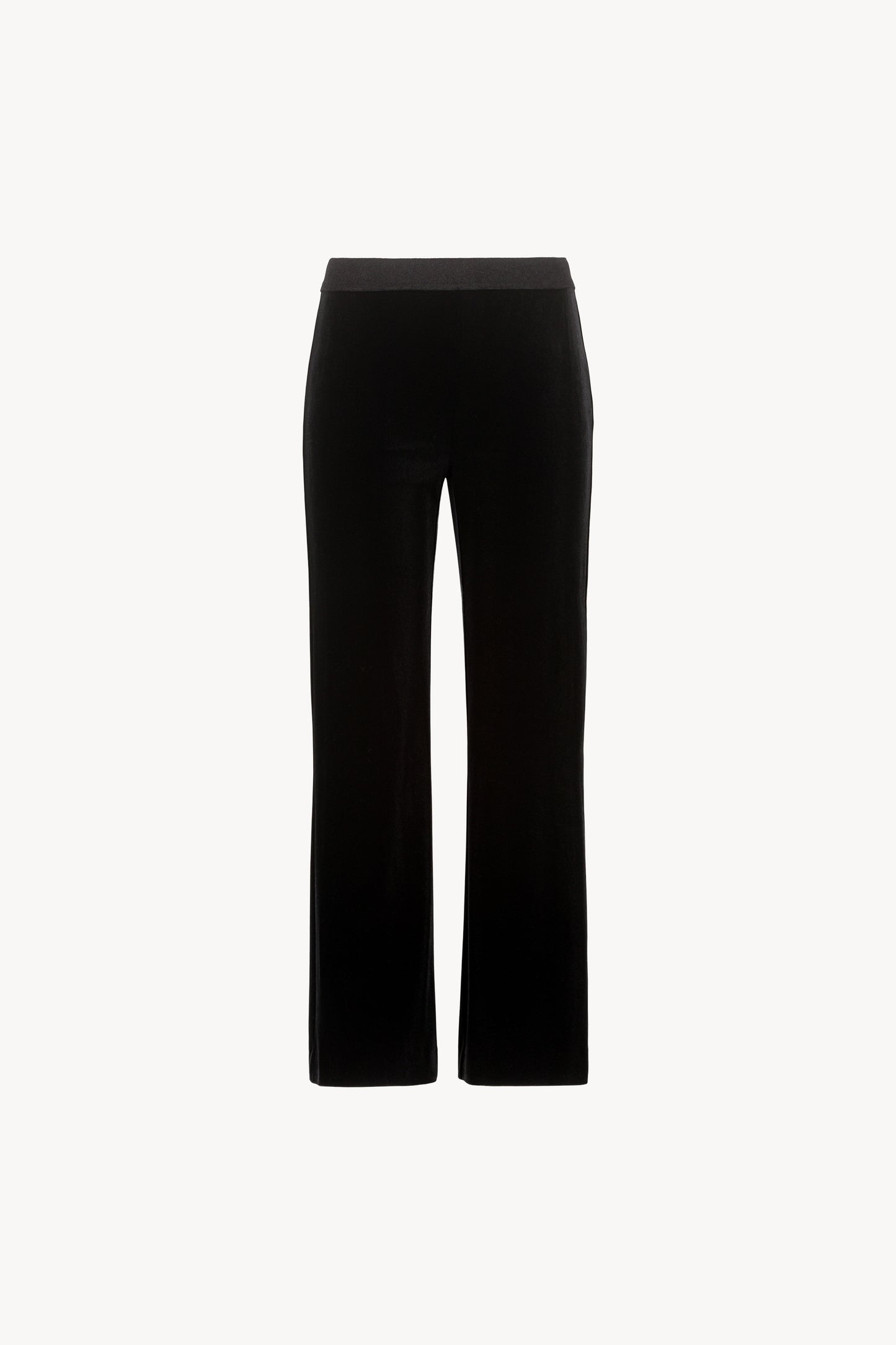Pantalon court en velours noir