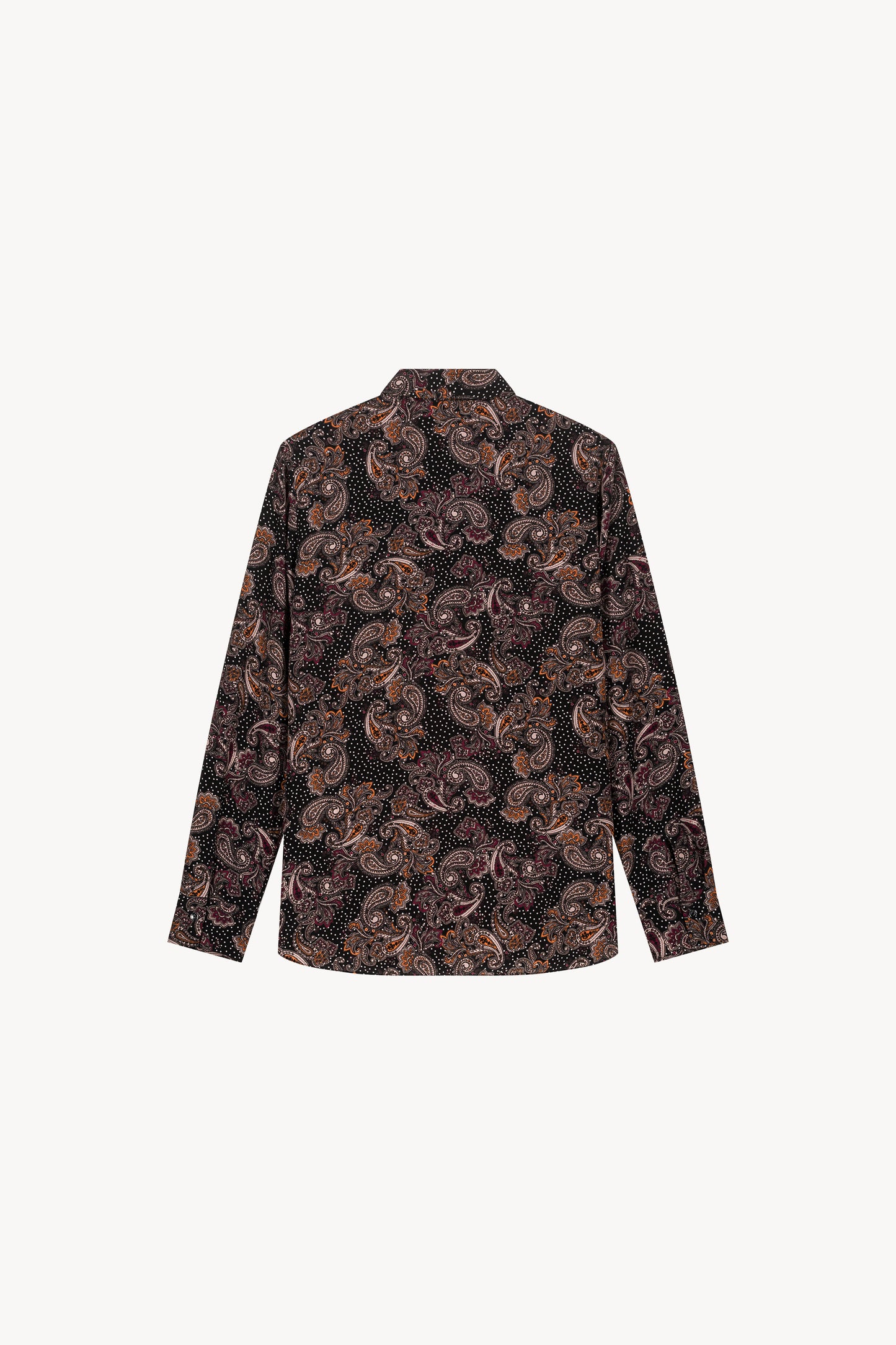 Chemise à imprimé fleuri et à pois ebene