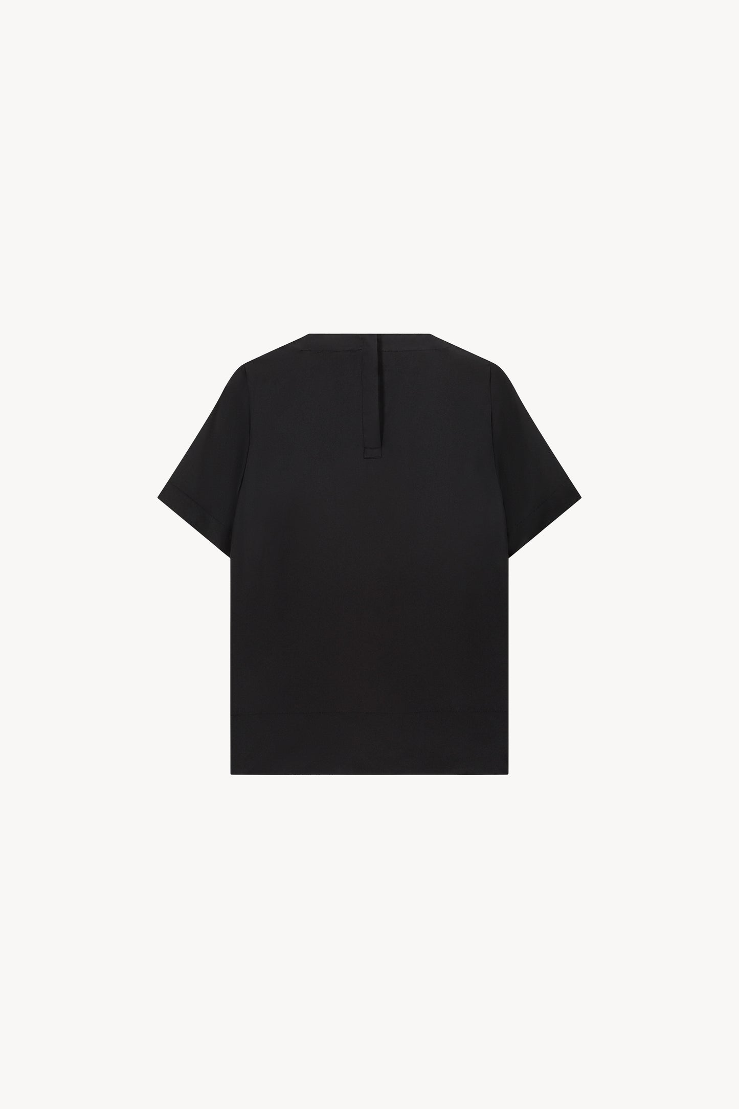 T-shirt en soie noir