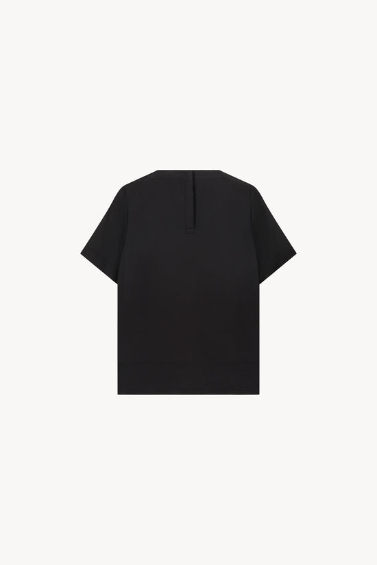 T-shirt en soie noir