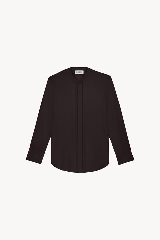 Chemise sans col ebene