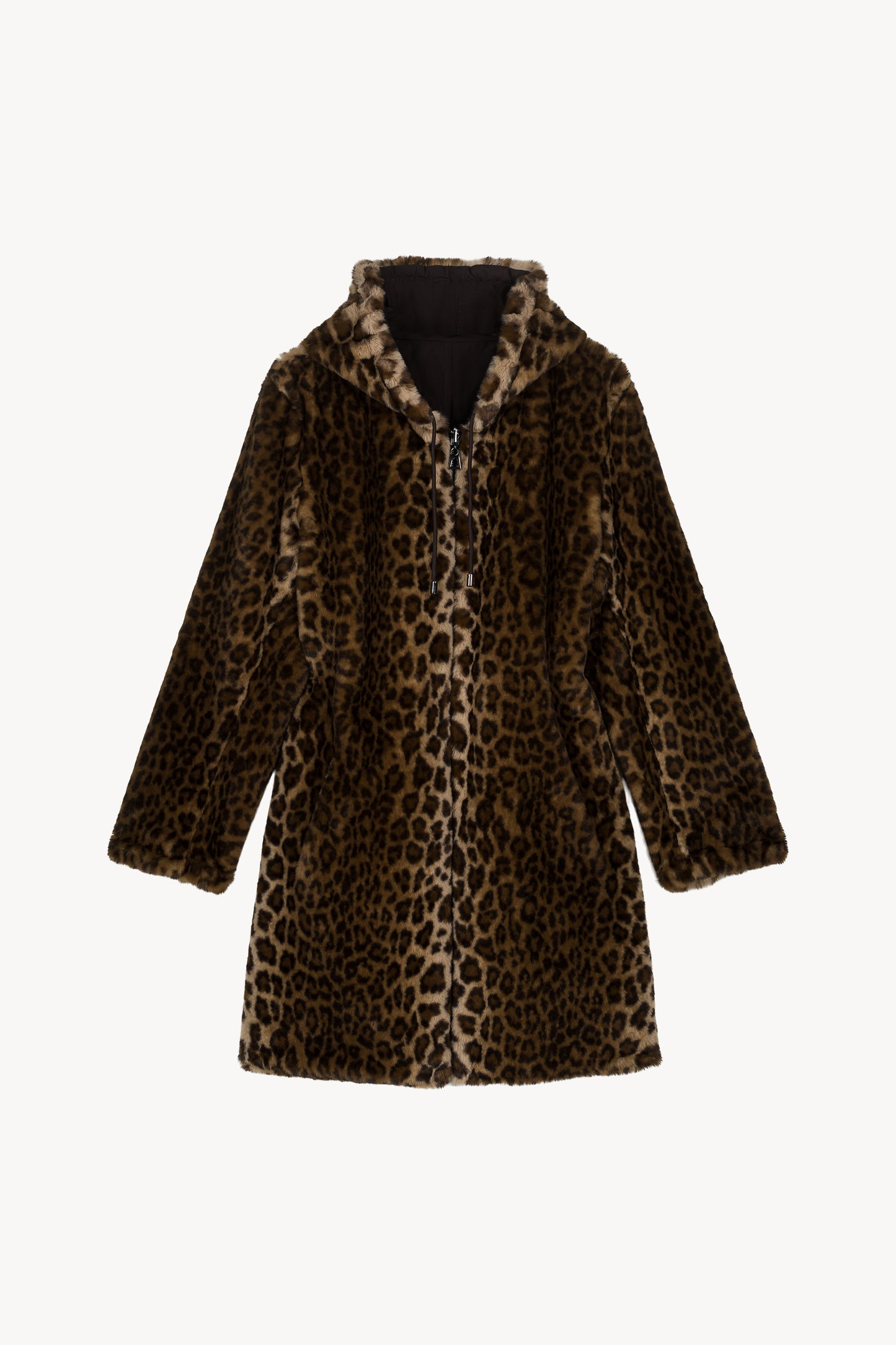 Manteau léopard reversible