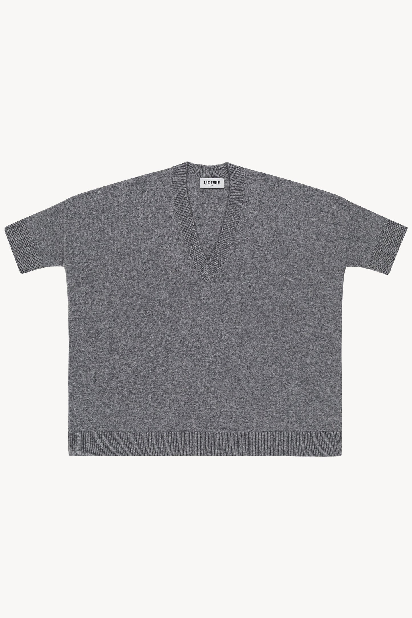 Poncho seamless gris moyen