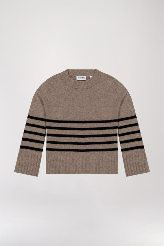 Medium taupe sailor sweater