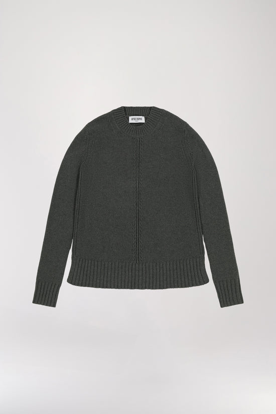 Khaki cashmere sweater