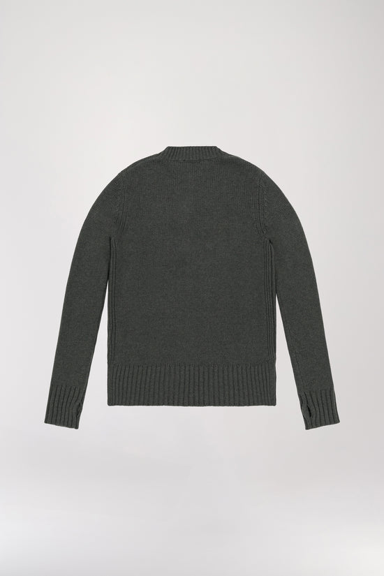 Khaki cashmere sweater