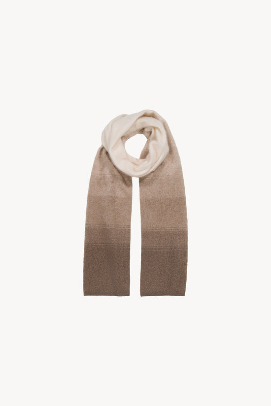 Medium taupe tie dye cashmere scarf