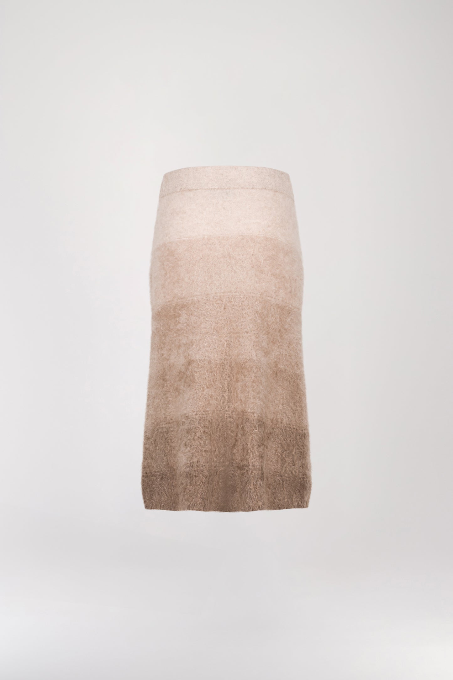 Medium taupe tie dye midi skirt