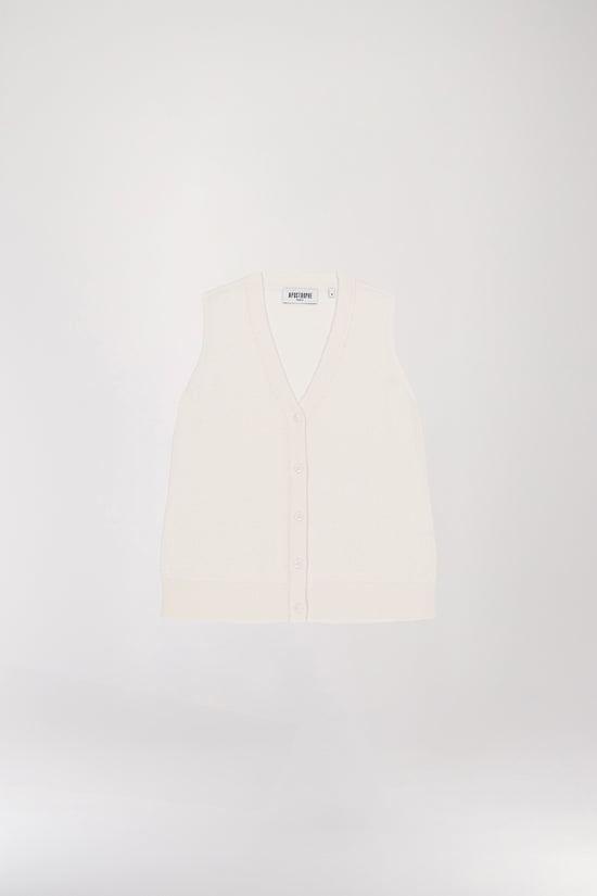 Gilet Blanc Cassé