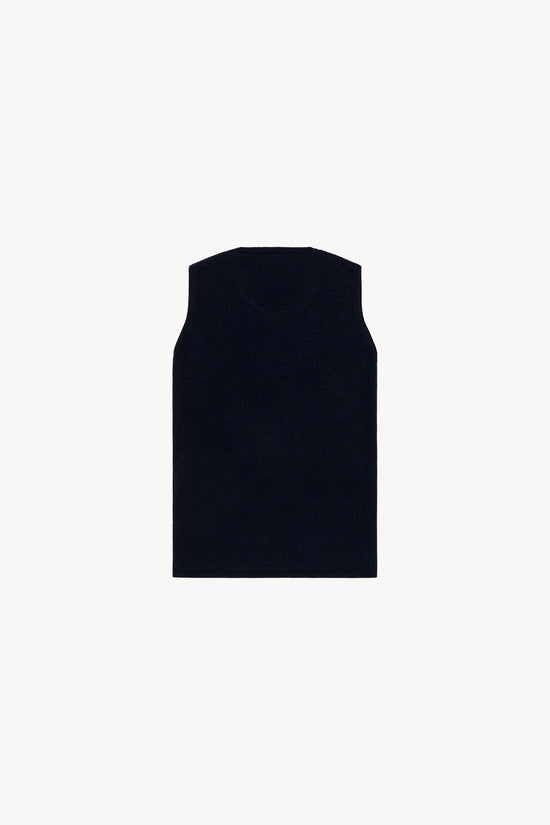 Pull sans manches marine 
