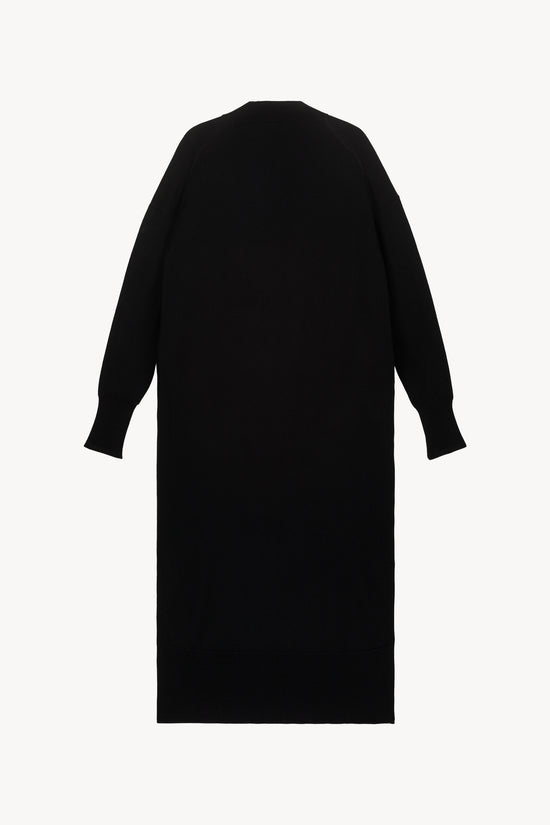 Robe col cheminé noire