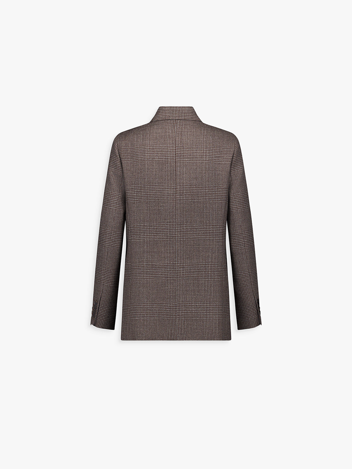 Veste courte en laine vierge coupe droite avec poches plaquées et rabats.