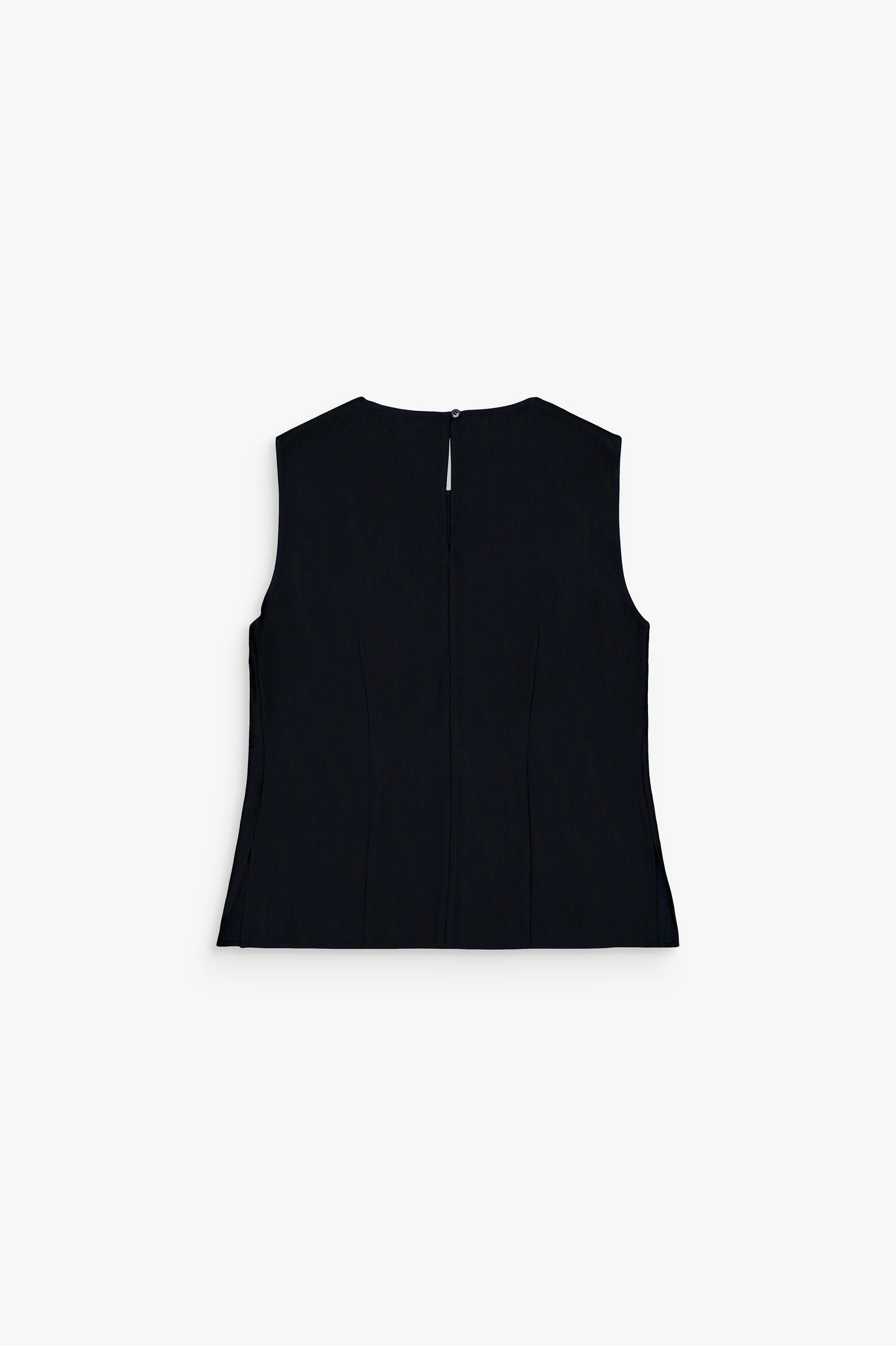 Haut bleu marine à motif discret, style moderne et élégant