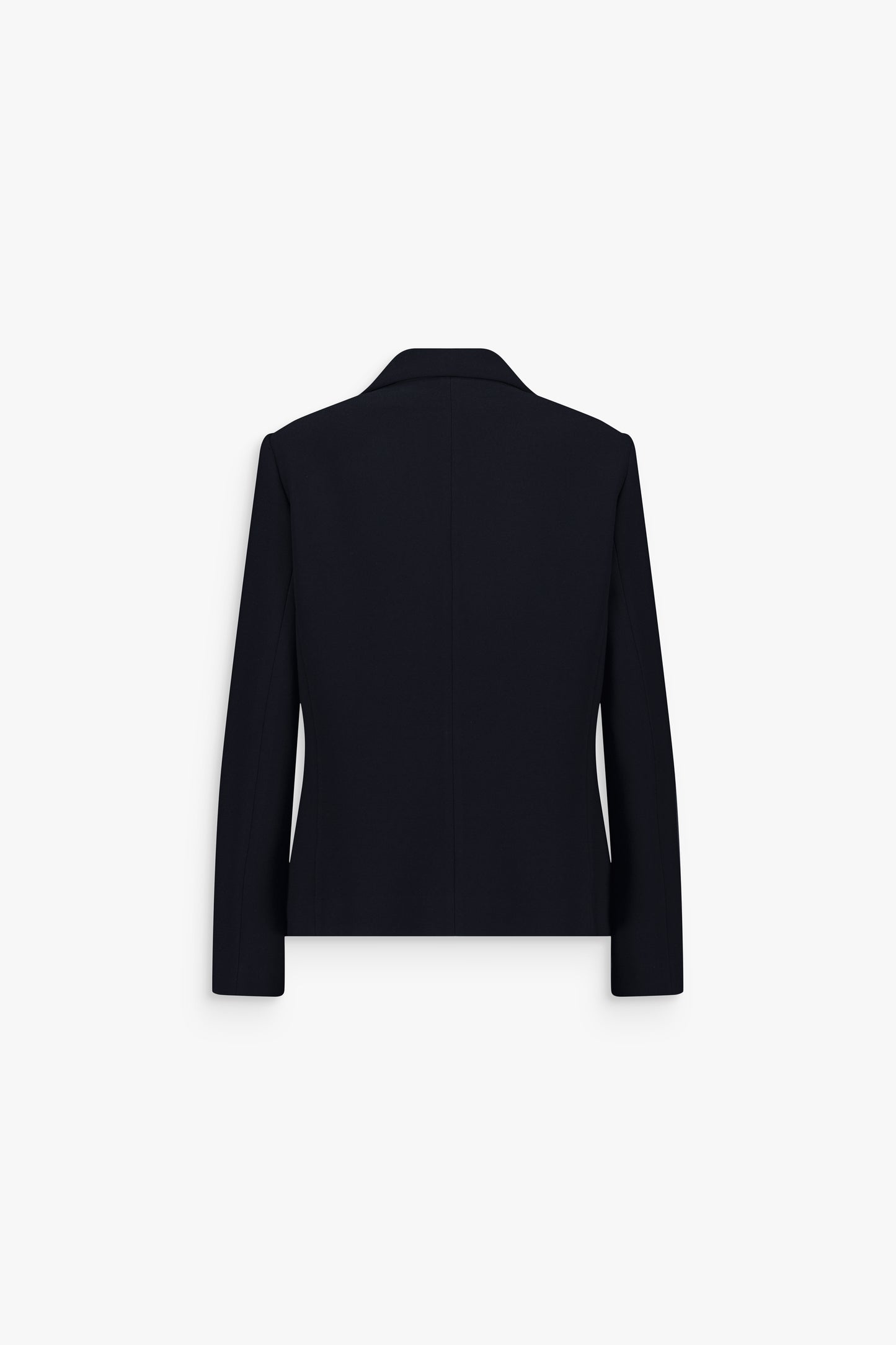 Veste bleu marine 6 boutons, chic et harmonieuse pour un ensemble élégant.