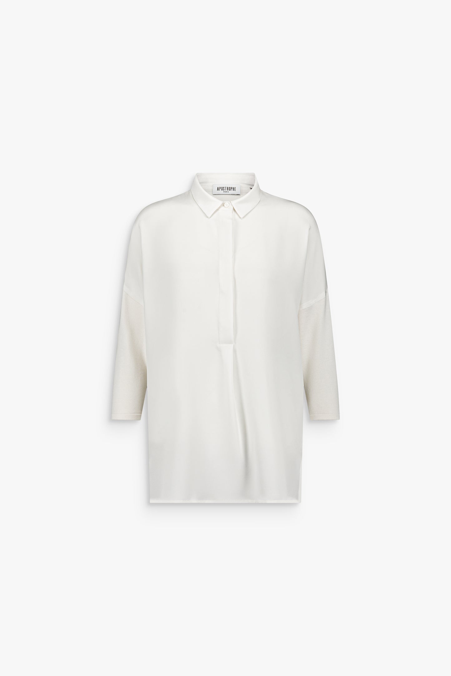 off-white silk tunic