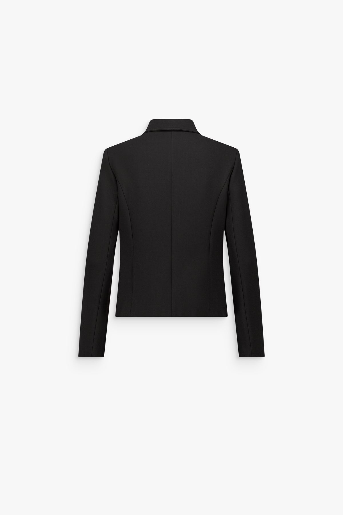 Veste courte col chemise noir