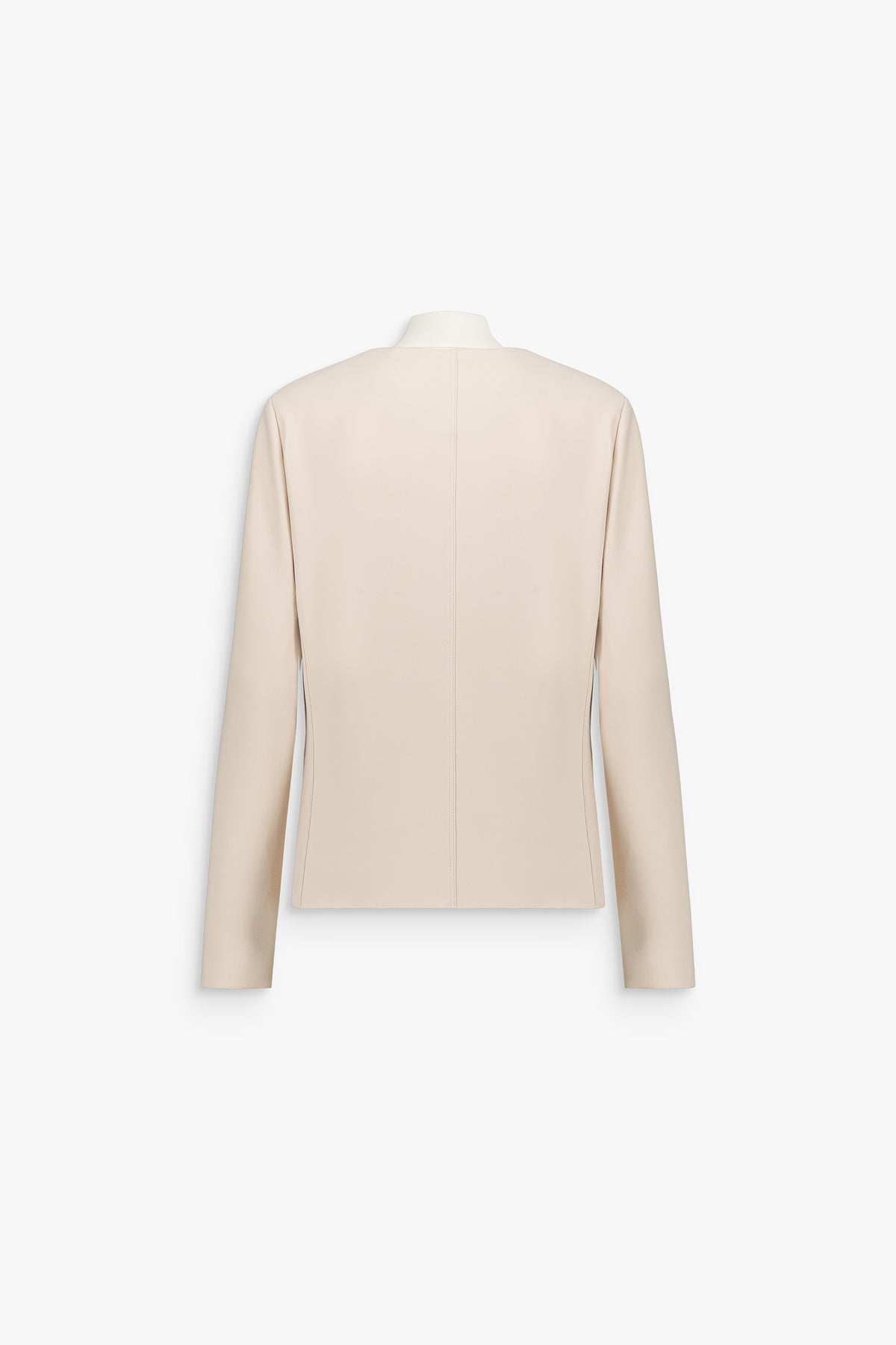 Veste courte col rond béton