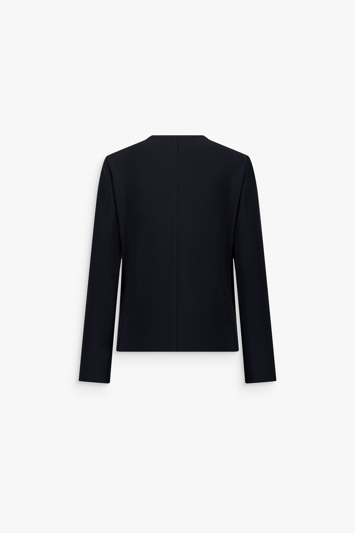 Veste courte col rond marine