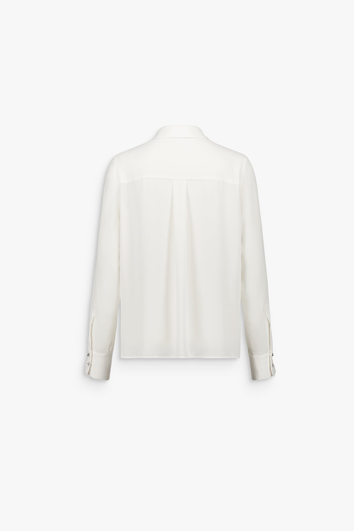 Chemise fluide boutonnée blanc cassé
