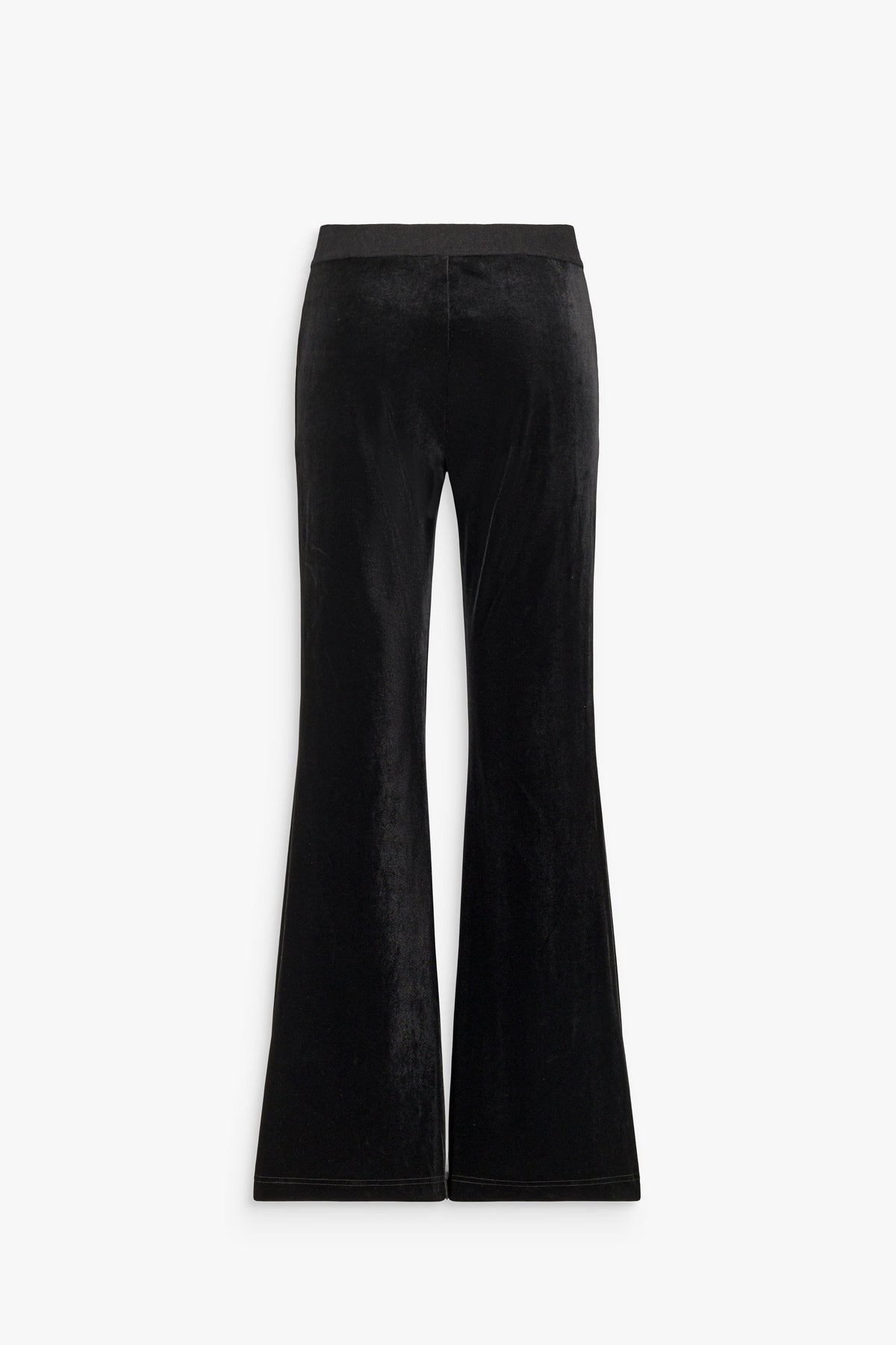 Pantalon en velours évasé noir