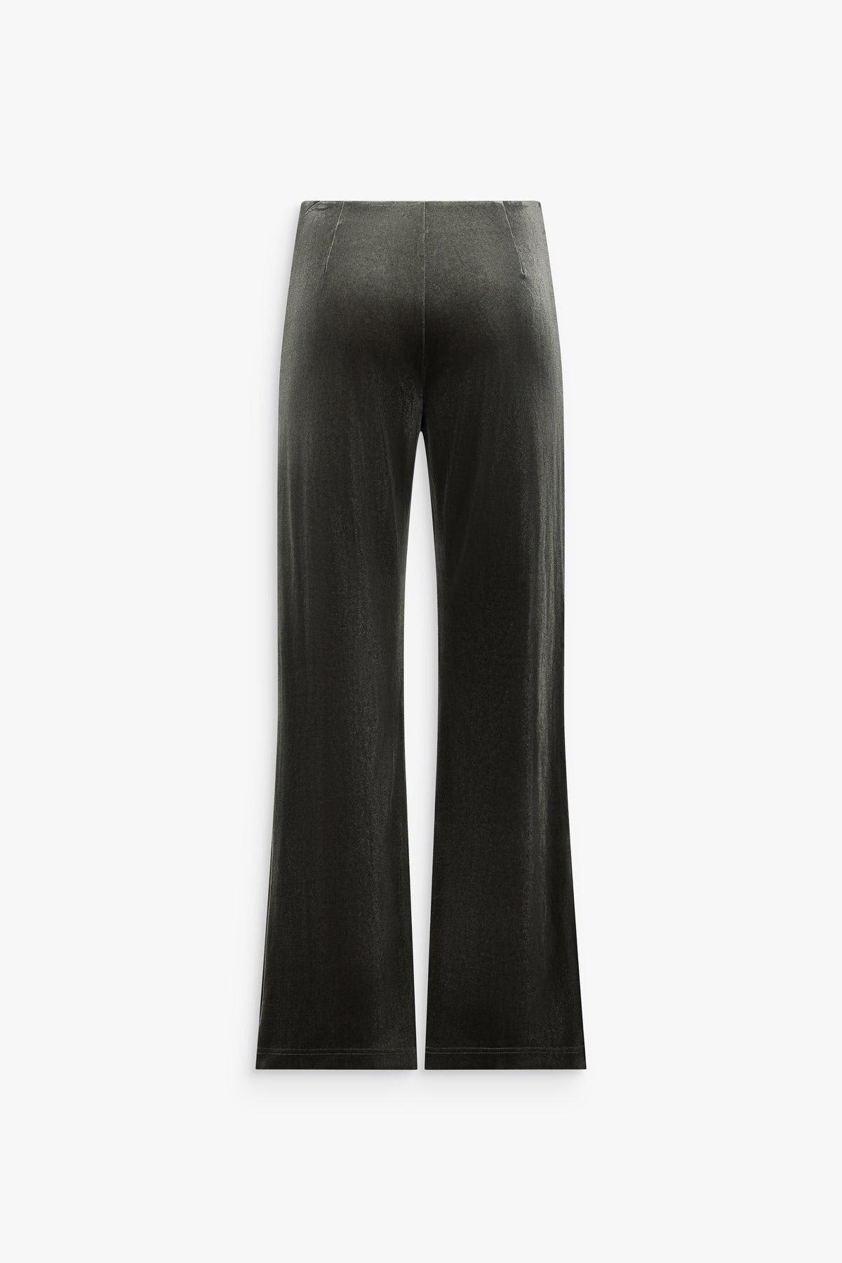 Pantalon en velours large kaki