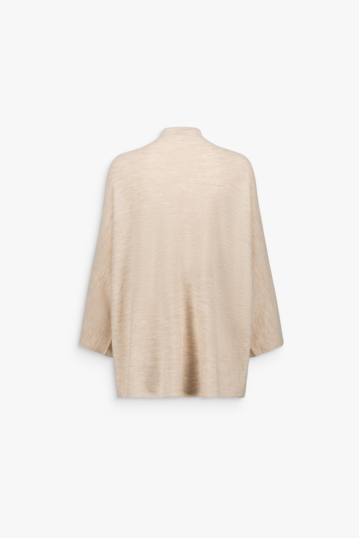 Pull ample en mérinos beige clair