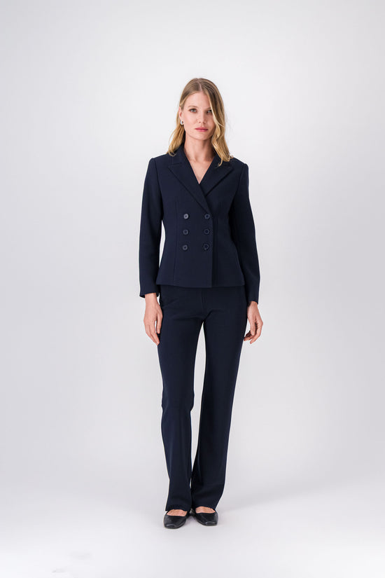 Veste tailleur marine 6 boutons