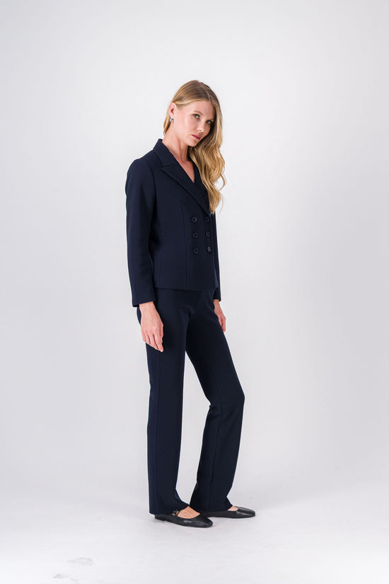Veste tailleur marine 6 boutons