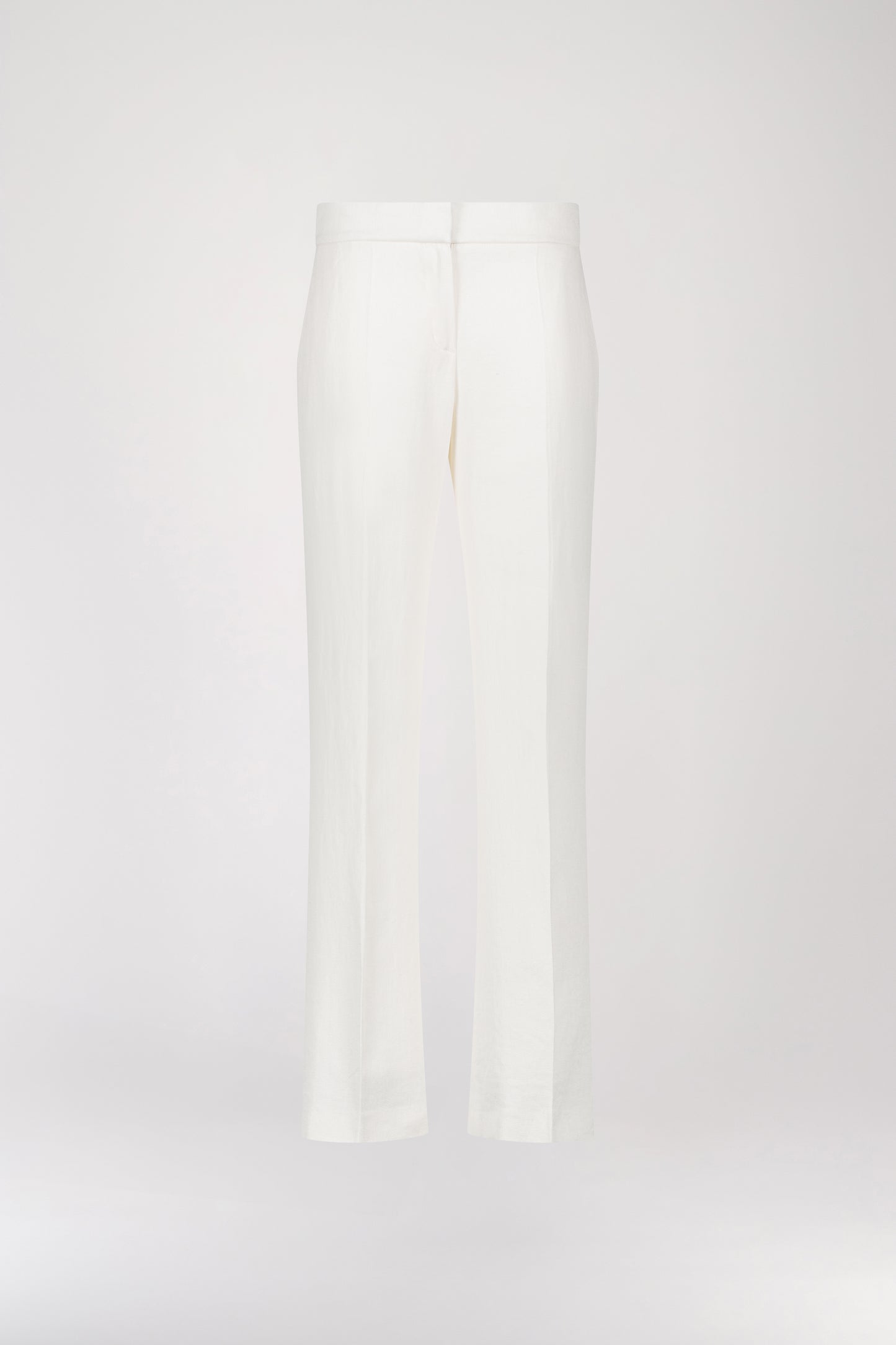 White linen pants