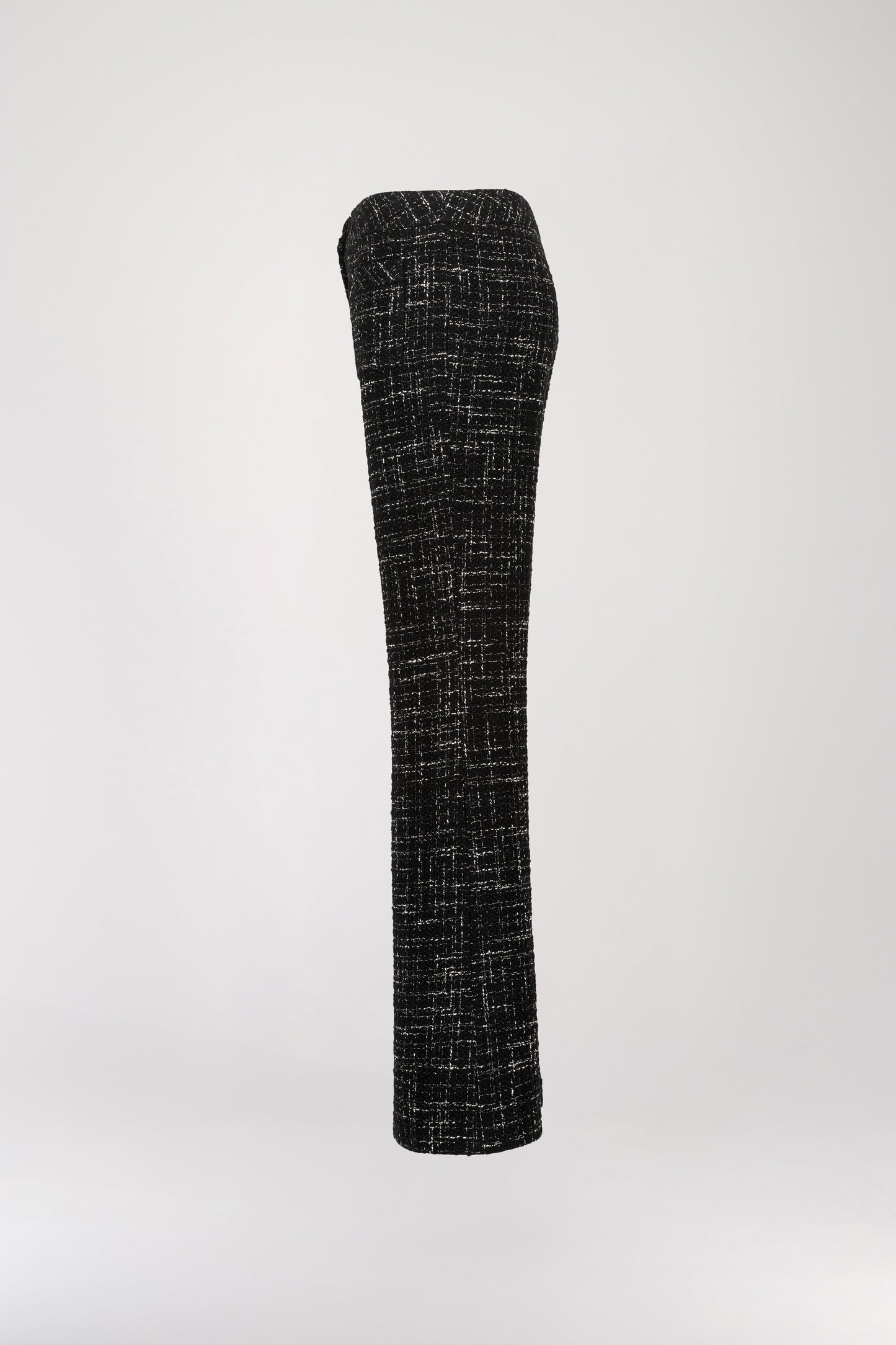 Pantalon en tweed noir