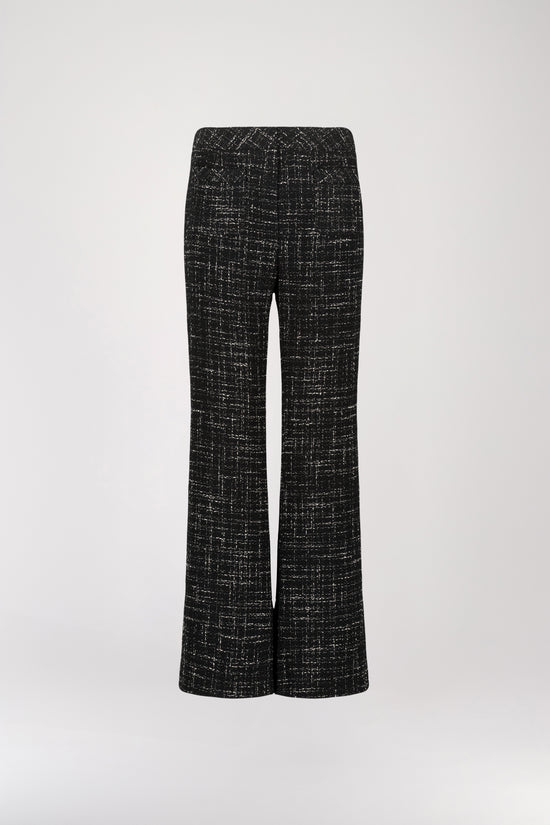 Black tweed pants