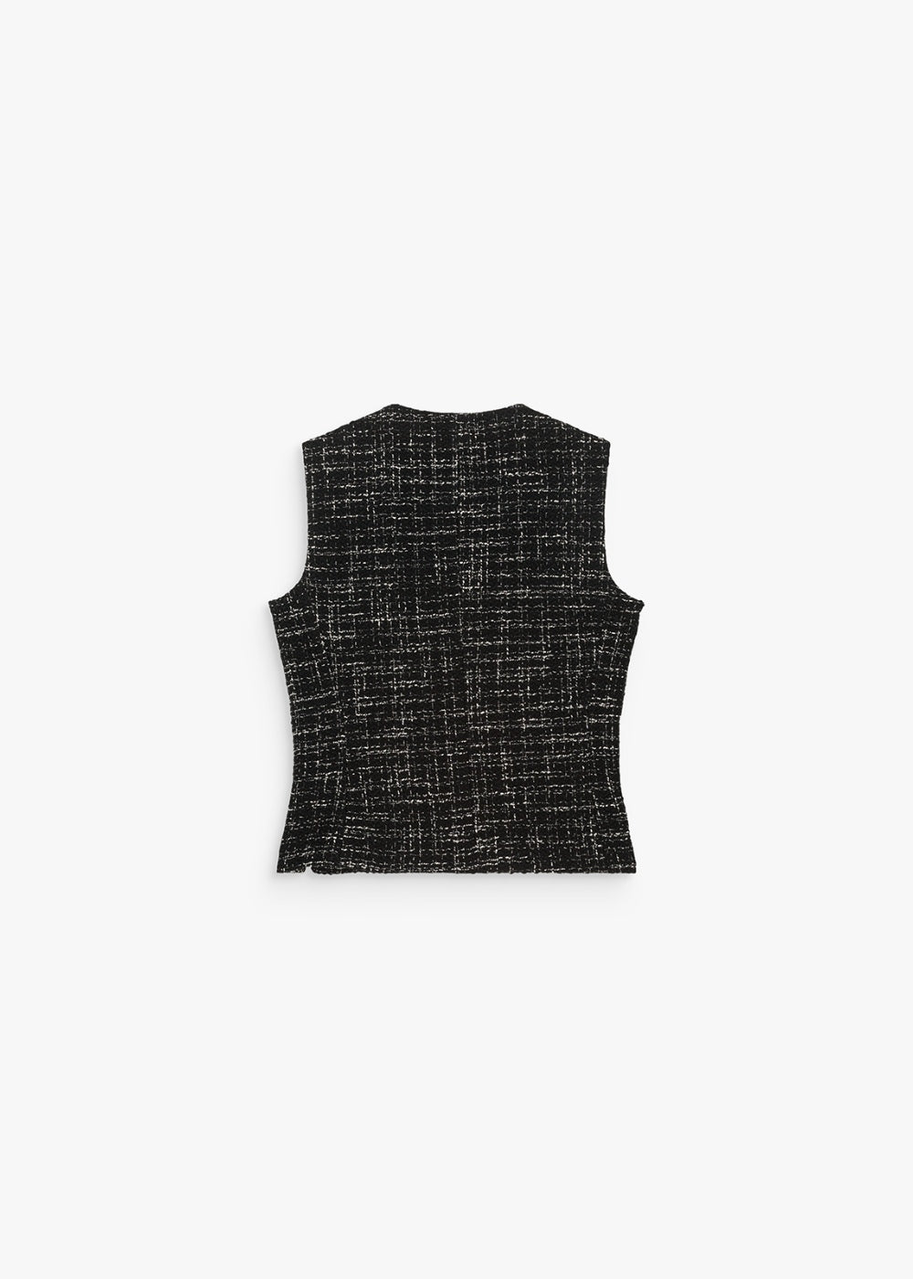 Gilet sans manche tweed hot sale