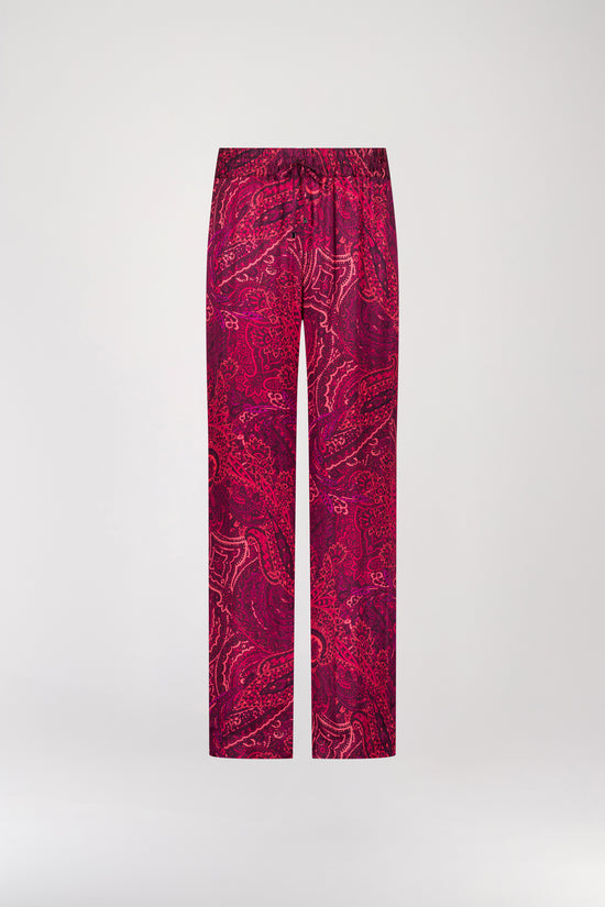 Garnet paisley print pants