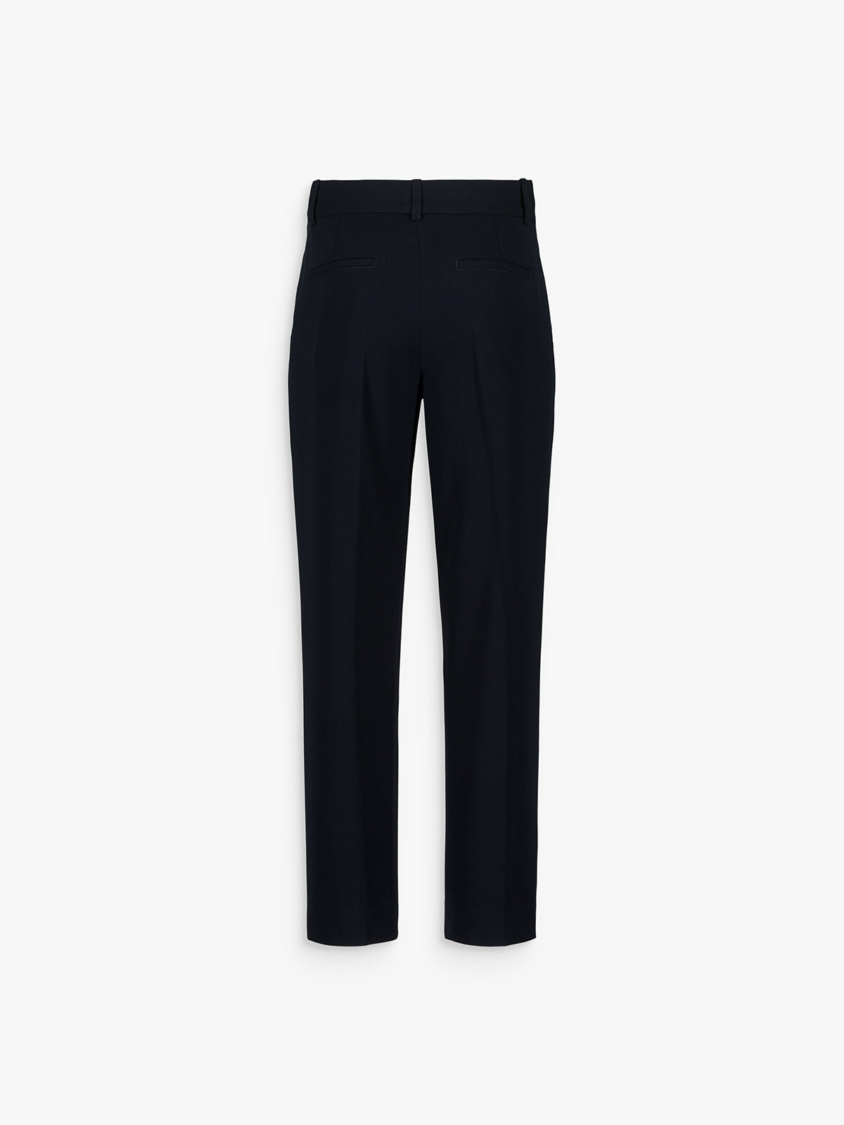 Pantalon étroit à plis marine