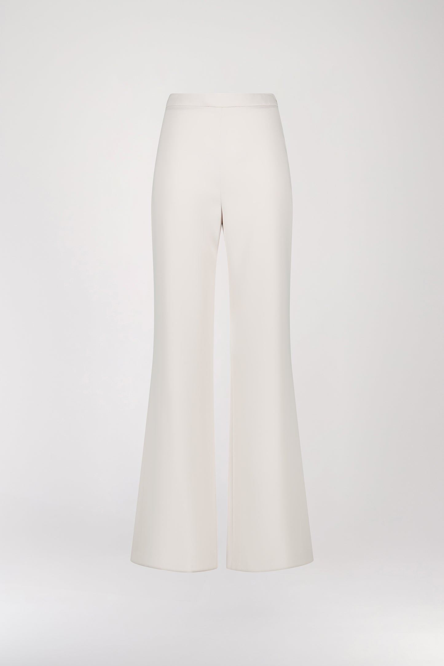 Pantalon évasé beige