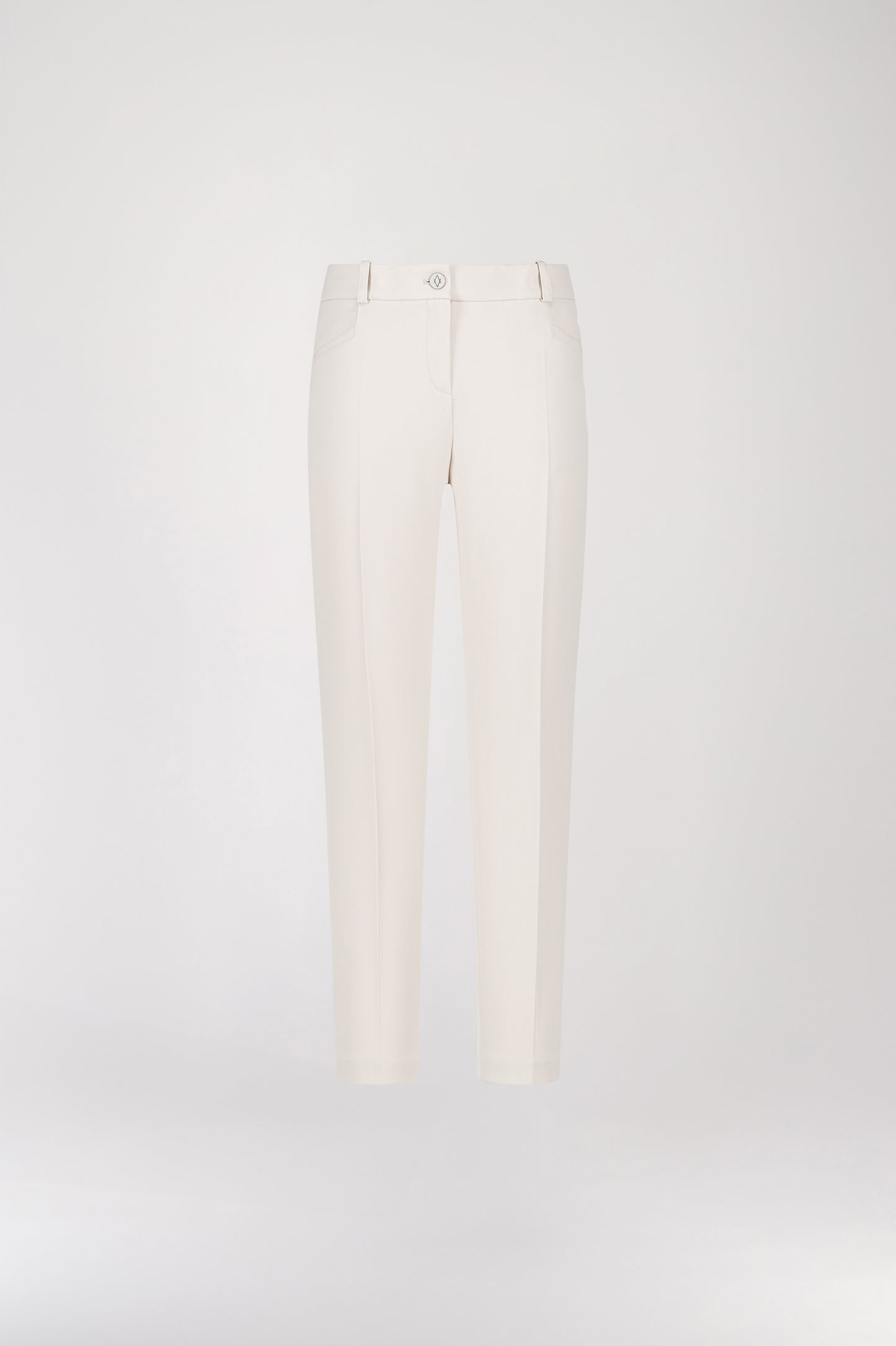 Beige straight pants