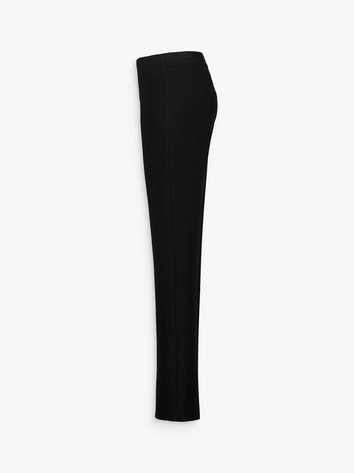 Pantalon droit noir avec élastique arrière pailleté