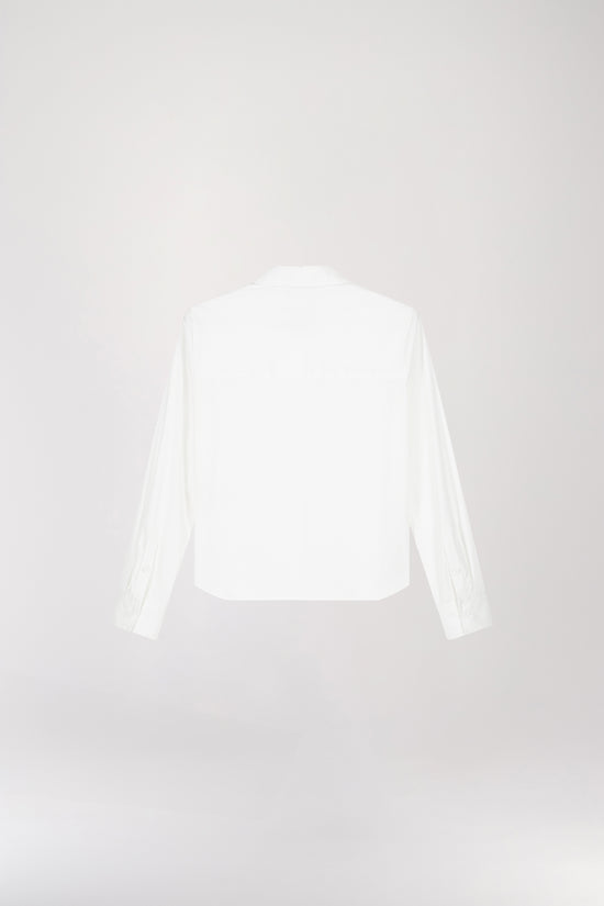 Chemise courte blanche