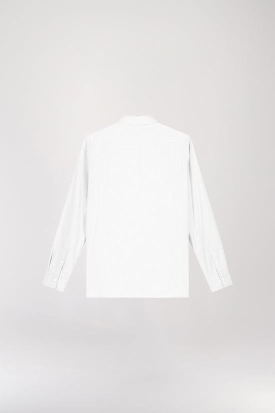 Chemise monogramme blanche