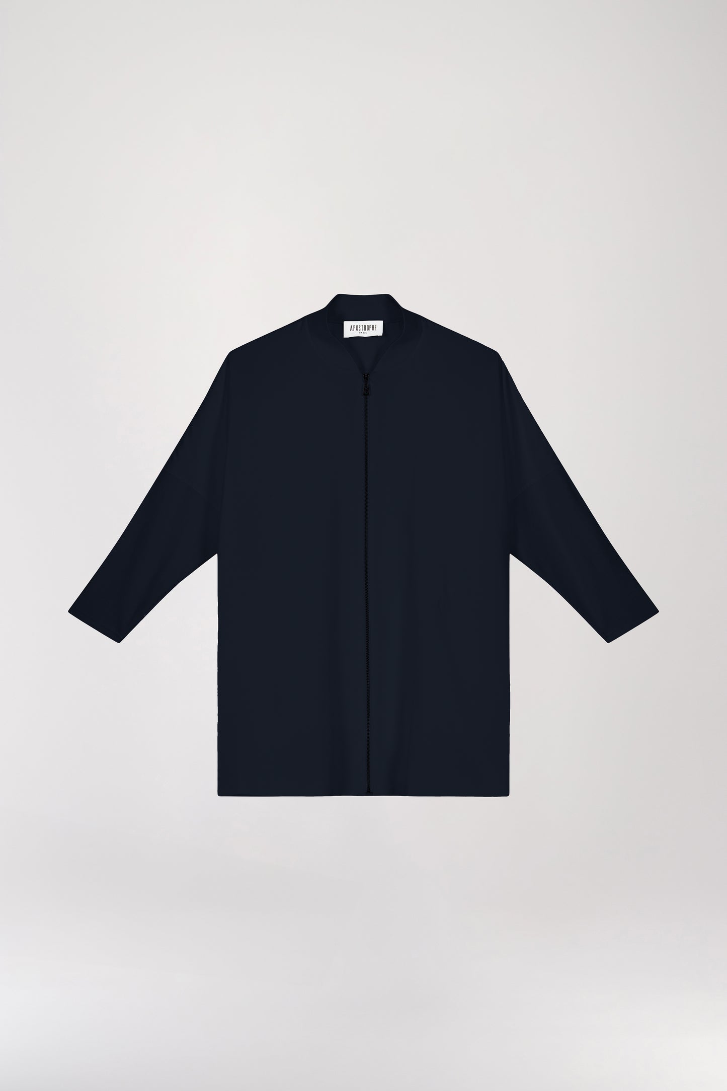 Navy bomber collar tunic