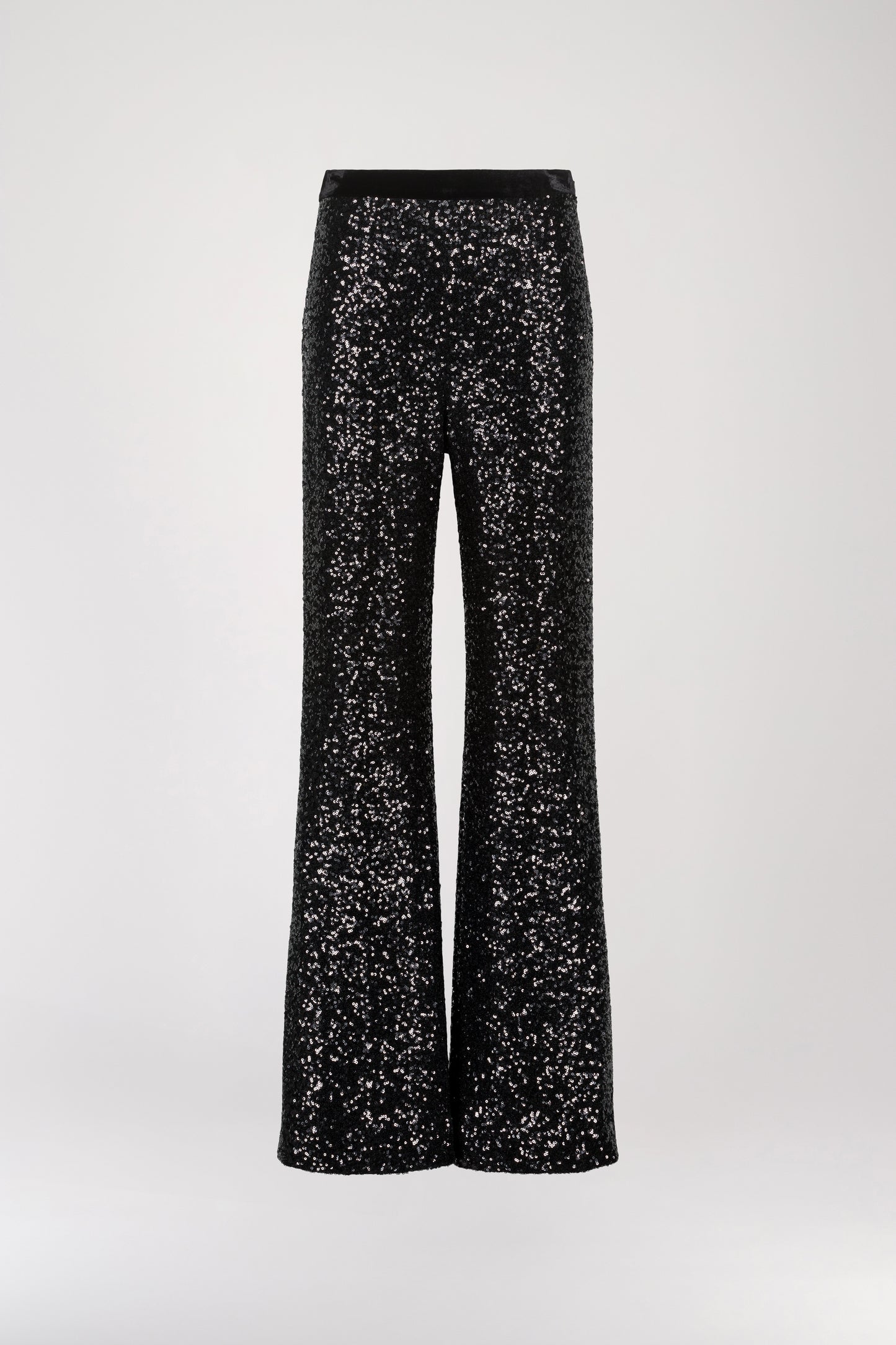 Black sequin pants