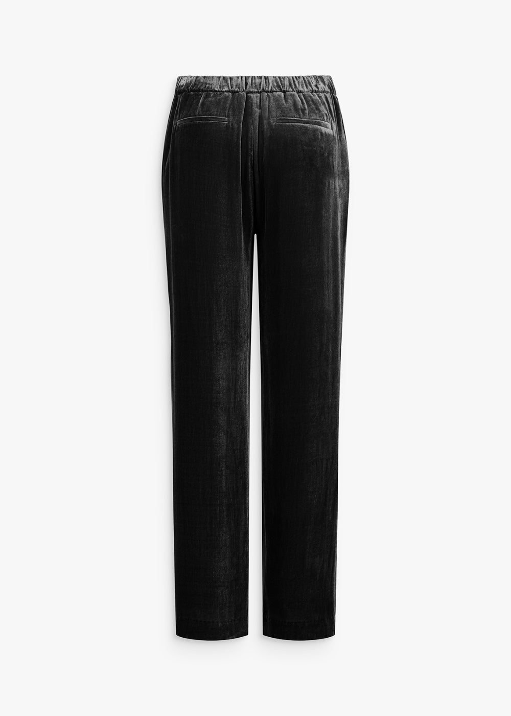 Pantalon large en velours noir