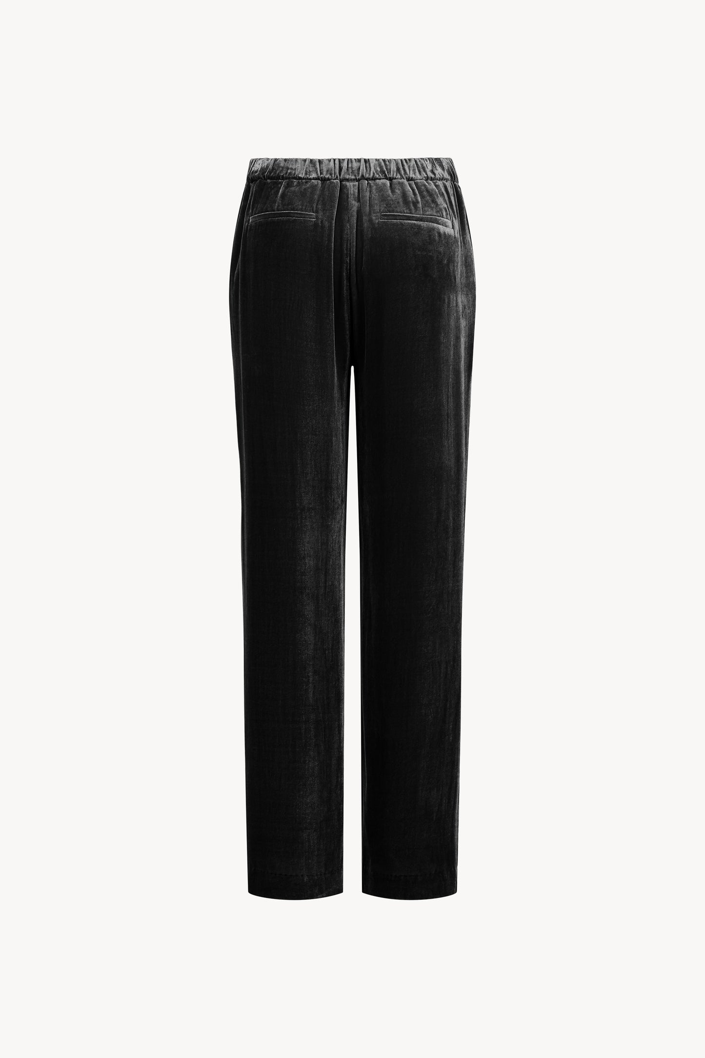 Pantalon large en velours noir