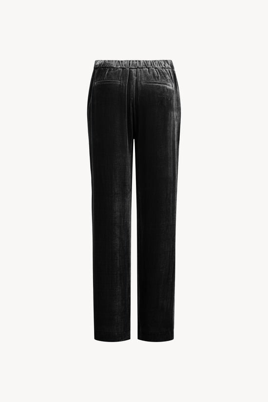 Pantalon large en velours noir