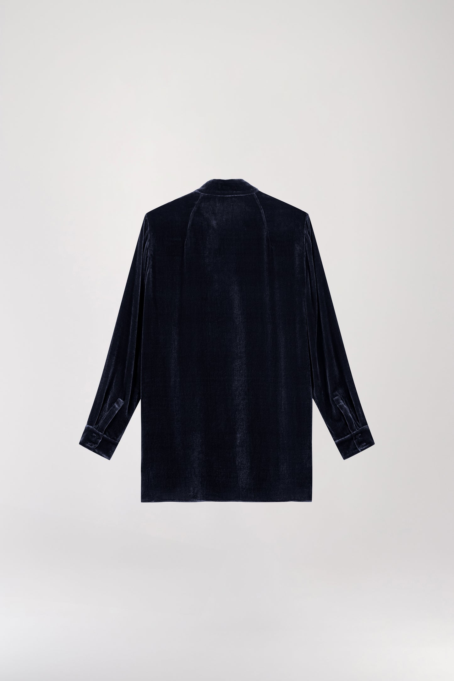 Navy velvet shirt